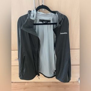 Light weight slick rain jacket-North Face x Deloitte-never worn